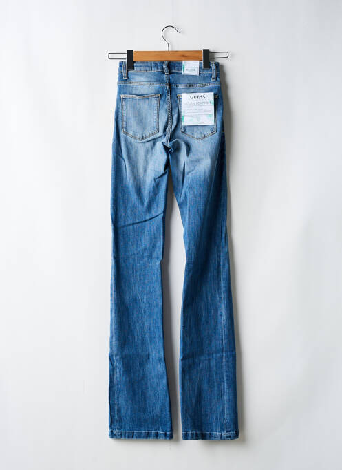 Jeans coupe droite bleu GUESS pour femme