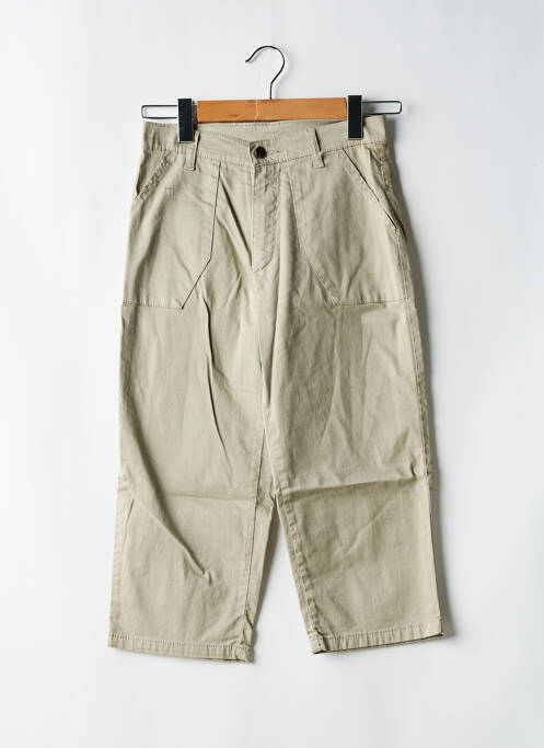 Pantacourt beige WALTRON pour femme