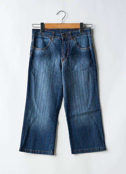 Pantacourt bleu WALTRON pour femme