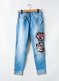 Jeans coupe slim stretch taille normale bleu SALSA femme