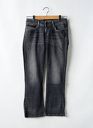 Jeans coupe droite stretch taille normale noir SALSA femme