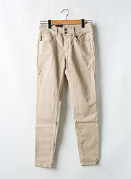 Jeans coupe slim stretch taille normale beige SALSA femme