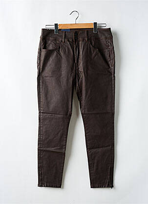 Jeans coupe slim stretch taille normale marron SALSA femme