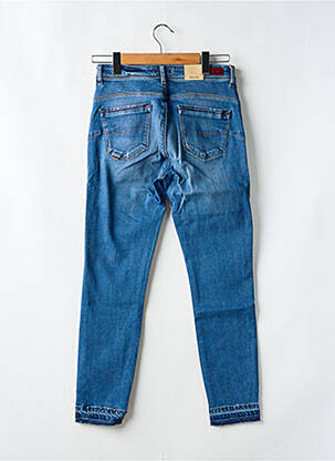 Jeans coupe slim effet usé délavé taille normale bleu SALSA femme