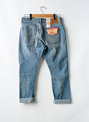 Jeans coupe droite effet usé délavé taille normale bleu LEVI'S femme