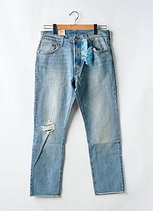 Jeans coupe droite stretch taille normale bleu LEVI'S femme