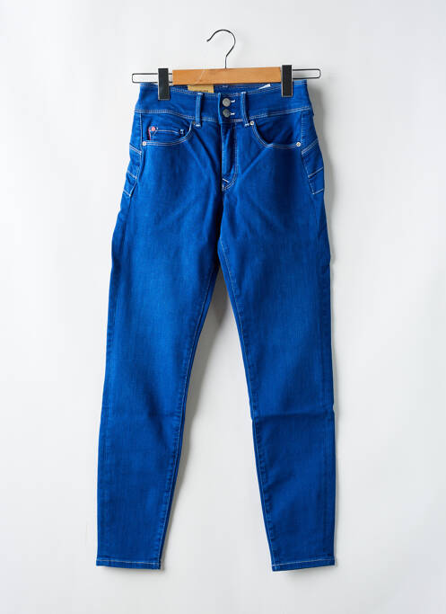Jeans coupe slim stretch taille normale bleu SALSA femme