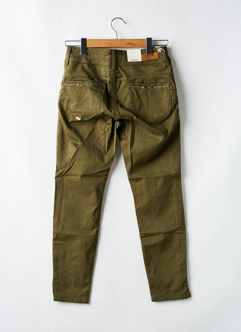 Jeans coupe slim vert SALSA pour femme