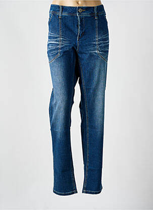 Jeans coupe slim stretch taille normale bleu VETO femme