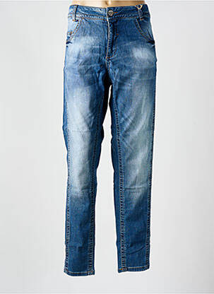 Jeans coupe slim stretch taille normale bleu VETO femme