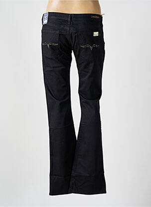 Jeans bootcut stretch taille basse noir REPLAY femme
