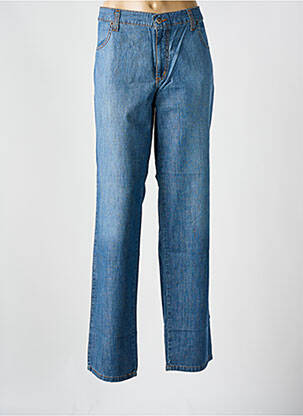 Jeans coupe droite stretch taille normale bleu WALTRON femme