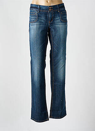 Jeans coupe slim taille basse taille basse bleu EDC femme