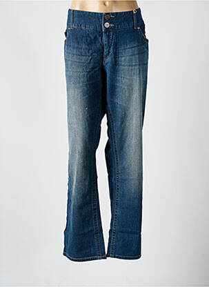 Jeans coupe droite bleu VETO pour femme