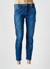 Jeans coupe slim bleu DESIGUAL pour femme seconde vue