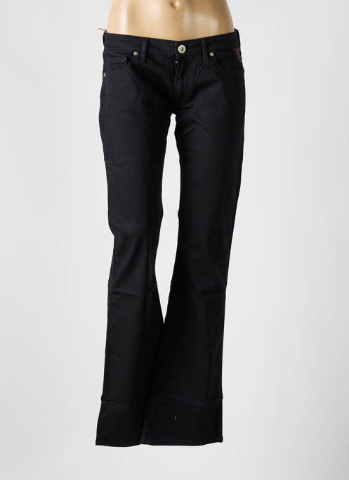 Jeans bootcut stretch taille basse noir REPLAY femme