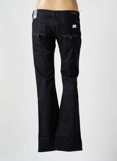Jeans bootcut stretch taille basse noir REPLAY femme