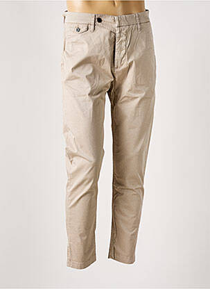 Pantalon slim stretch taille normale beige SALSA homme