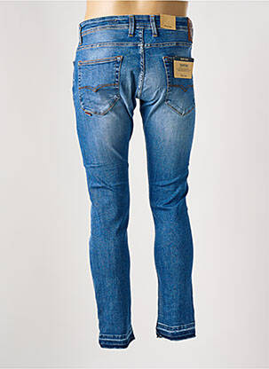 Jeans coupe slim fermeture boutonnée sur le devant taille normale bleu SALSA homme