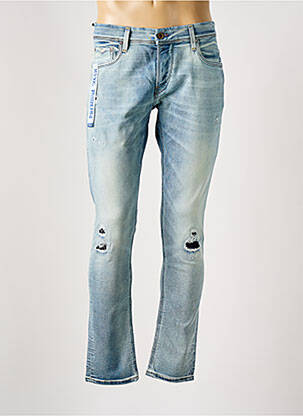 Jeans skinny fermeture boutonnée sur le devant taille normale bleu SALSA homme