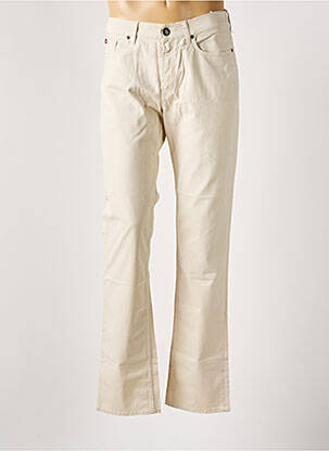 Pantalon droit stretch taille normale beige LEE COOPER homme