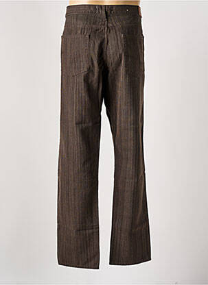Jeans coupe droite fermeture zippée sous rabat boutonné taille normale marron LEE COOPER homme