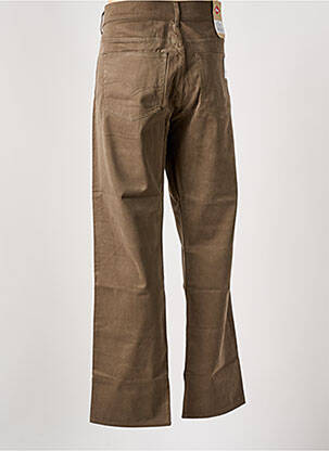Pantalon droit stretch taille normale marron LEE COOPER homme
