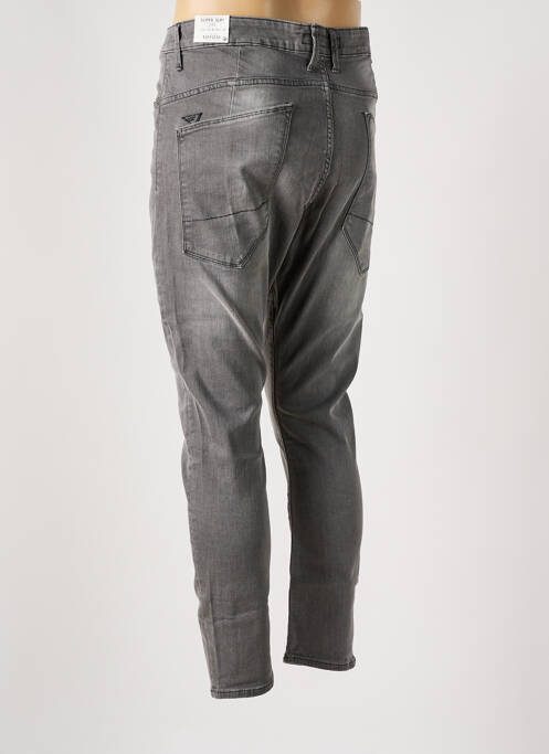 Jeans coupe slim gris TIFFOSI pour homme