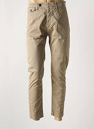 Pantalon chino stretch taille normale marron SALSA homme