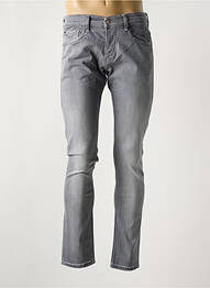 Jeans coupe slim fermeture boutonnée sur le devant taille normale gris SALSA homme