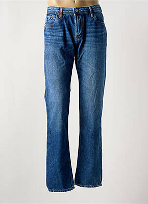 Jeans coupe droite fermeture boutonnée sur le devant taille normale bleu SALSA homme