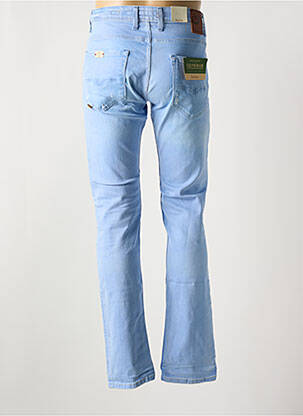 Jeans coupe droite effet usé taille normale bleu SALSA homme