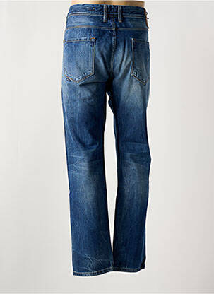 Jeans coupe droite fermeture boutonnée sur le devant taille normale bleu SALSA homme