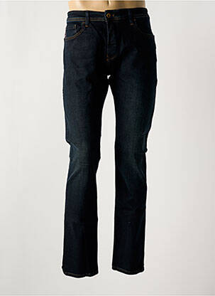 Jeans coupe droite fermeture boutonnée sur le devant taille normale bleu SALSA homme