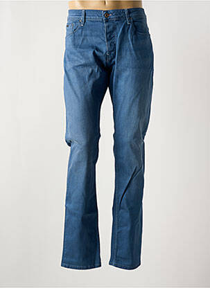 Jeans coupe droite fermeture boutonnée sur le devant taille normale bleu SALSA homme