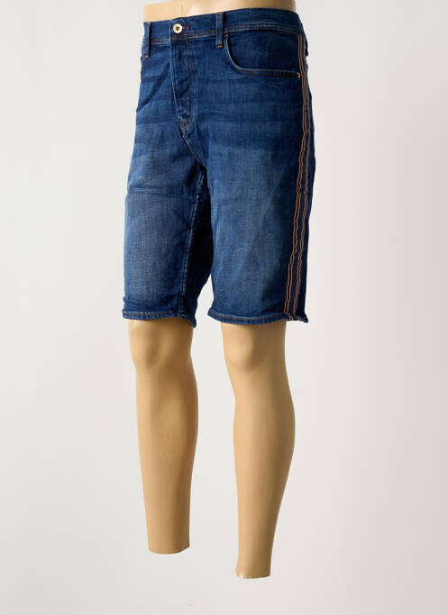 Bermuda bleu SALSA pour homme