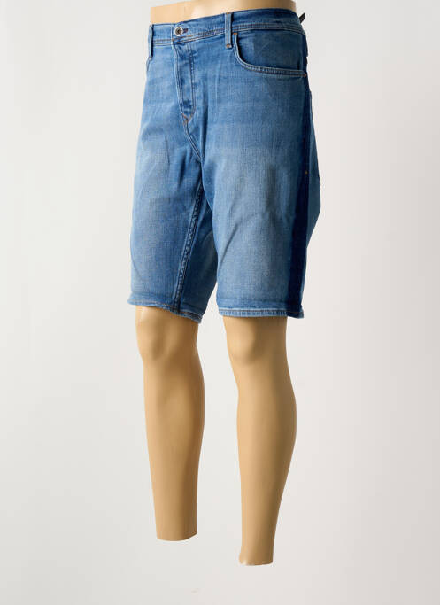 Bermuda bleu SALSA pour homme