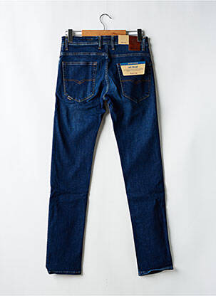 Jeans coupe slim fermeture boutonnée sur le devant taille normale bleu SALSA homme