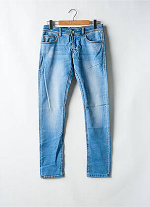 Jeans skinny fermeture boutonnée sur le devant taille basse bleu SALSA homme