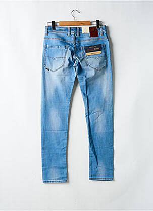 Jeans skinny fermeture boutonnée sur le devant taille basse bleu SALSA homme