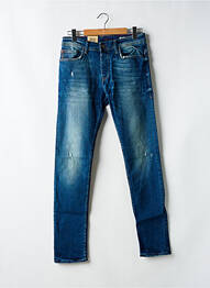 Jeans coupe slim fermeture boutonnée sur le devant taille normale bleu SALSA homme