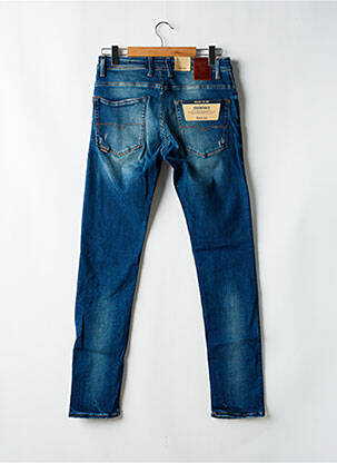 Jeans coupe slim fermeture boutonnée sur le devant taille normale bleu SALSA homme