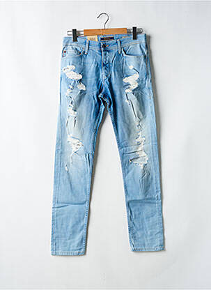 Jeans coupe slim fermeture boutonnée sur le devant taille normale bleu SALSA homme