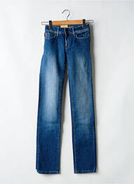Jeans coupe droite stretch taille normale bleu SALSA femme