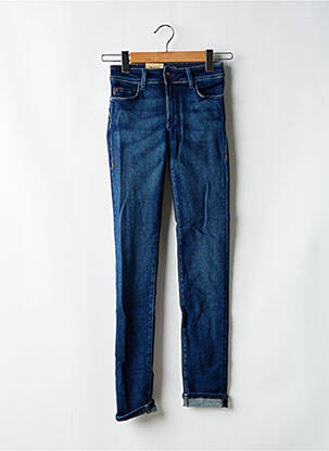 Jeans coupe slim stretch taille haute bleu SALSA femme