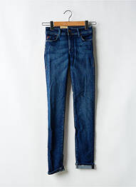 Jeans coupe slim stretch taille haute bleu SALSA femme