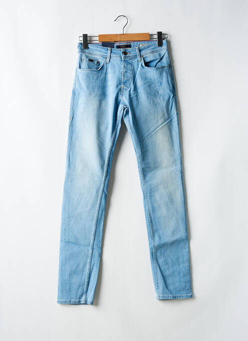 Jeans skinny fermeture boutonnée sur le devant taille normale bleu SALSA homme