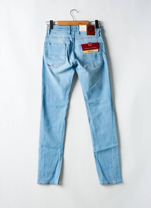 Jeans skinny fermeture boutonnée sur le devant taille normale bleu SALSA homme