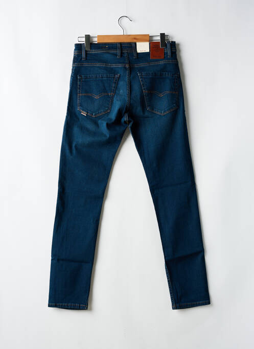 Jeans coupe slim fermeture boutonnée sur le devant taille normale bleu SALSA homme