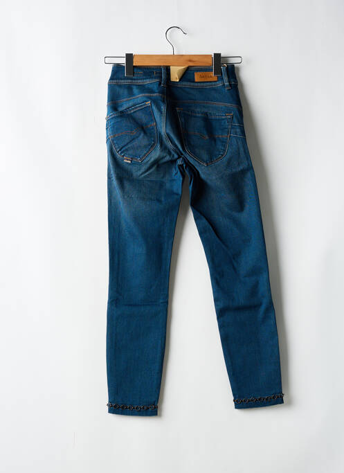 Jeans coupe slim stretch taille haute bleu SALSA femme